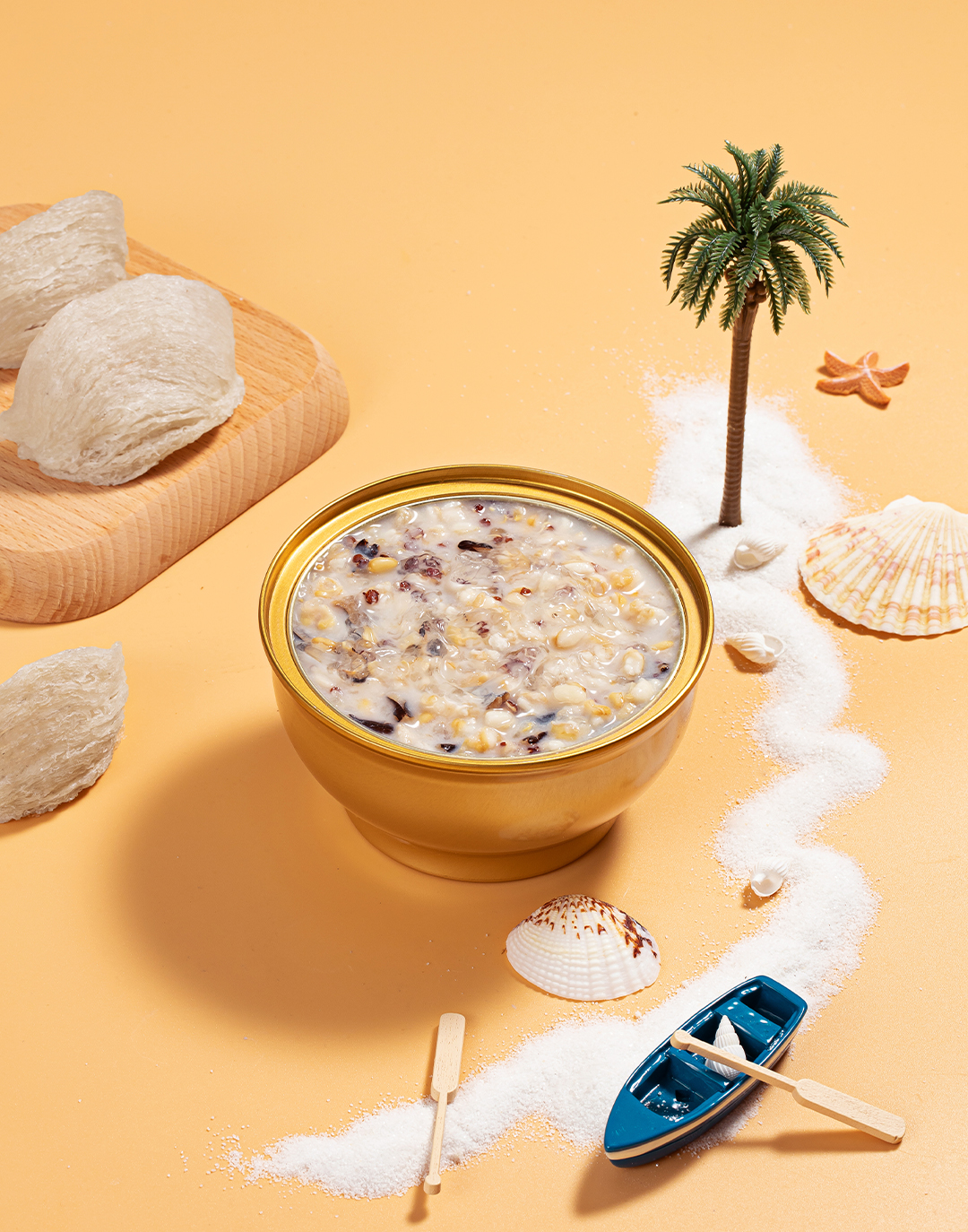 燕窝粥厚椰乳燕麦口味