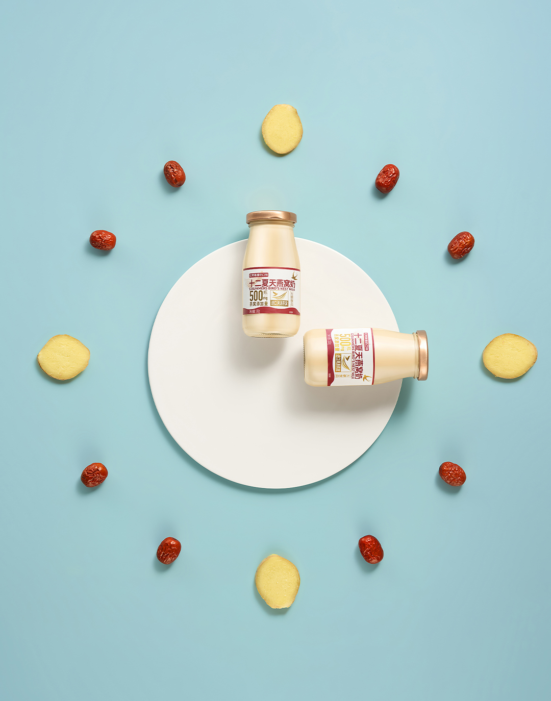 燕窝奶红枣姜撞奶口味