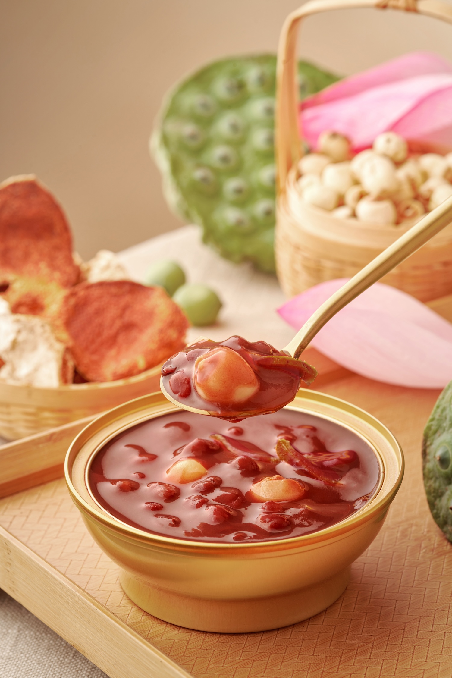 陈皮莲子红豆沙